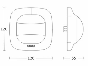 Steinel Präsenzmelder DALI-2 IPD Dual HF UP WS DALI2