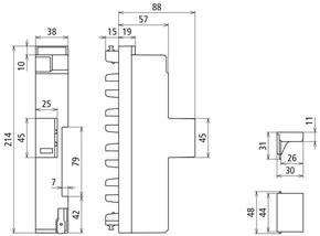 DEHN Kombi-Ableiter TN-S DSH ZP 2 TNS 255