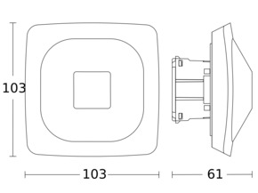 Steinel Präsenzmelder BT IPD WS HF 360-2 UP BT IPD