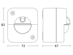 Steinel Bewegungsmelder COM1 (on/off) IR 180 easy AP