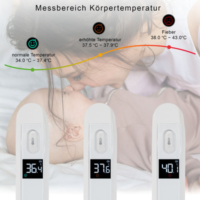 PROFI CARE Fieberthermometer PC-FT 3095 weiß