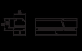 Ridi-Leuchten LED-Geräteträger 6500K VLGFL1001-5 #1551082