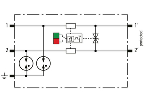 DEHN Kompakter Kombi-Ableiter für 1 Doppelader BCO CL2 BD 48