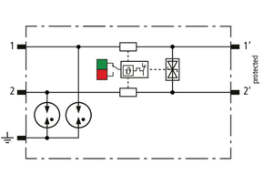 DEHN Kompakter Kombi-Ableiter für 1 Doppelader BCO CL2 BD HF 5
