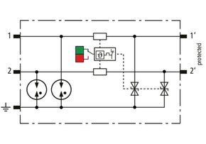 DEHN Modularer Kombi-Ableiter für 2 Einzeladern BCO ML2 BE 12
