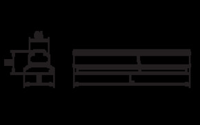 Ridi-Leuchten LED-Geräteträger 4000K VLGFS1001-5 #1551192