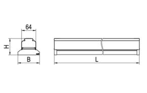 Ridi-Leuchten LED-Geräteträger 5000K VLGFS1001-5 #1551198