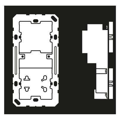 Jung Einsatz Rasiersteckdose SO 7522 EINS