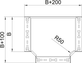 OBO Bettermann Vertr T-Abzweigstück 60x150mm RTM 615 FT