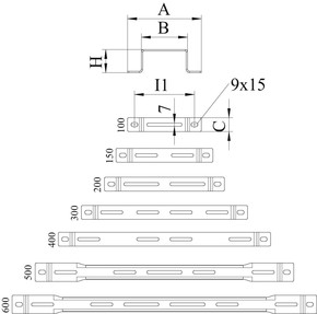 OBO Bettermann Vertr Distanzbügel DBL 50 400 FS OBO Bettermann Vertr Distanzbügel DBL 50 400 FS
