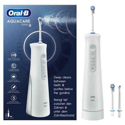 ORAL-B Munddusche AquaCare 6 weiß