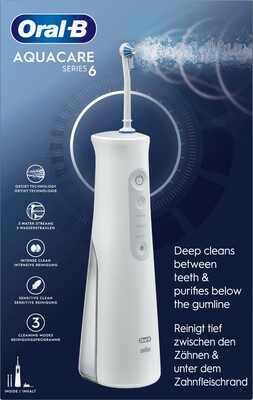 ORAL-B Munddusche AquaCare 6 weiß
