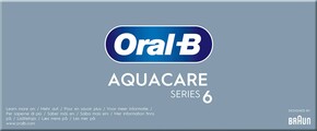 ORAL-B Munddusche AquaCare 6 weiß