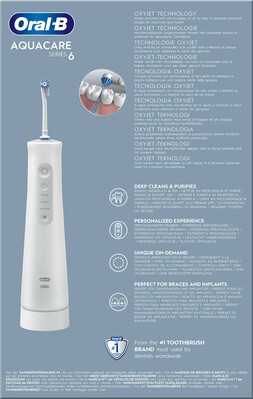 ORAL-B Munddusche AquaCare 6 weiß