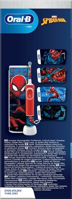 ORAL-B Oral-B Zahnbürste Kids Geschenkset D100k Spiderman