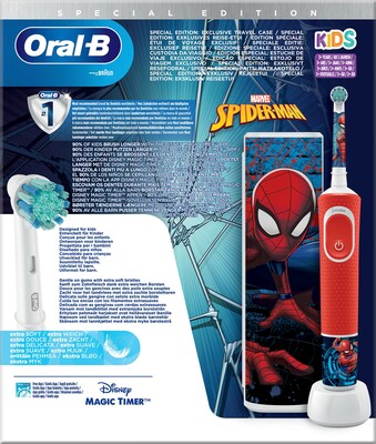 ORAL-B Oral-B Zahnbürste Kids Geschenkset D100k Spiderman
