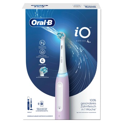 ORAL-B Oral-B Zahnbürste+Etui Magnet-Technologie iO 4 +Reiseetui Lav