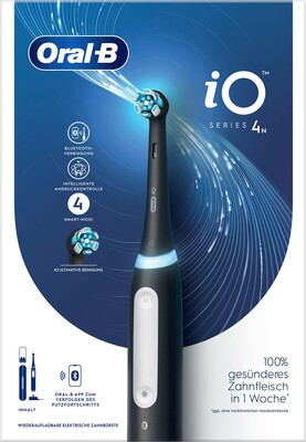 ORAL-B Zahnbürste+Etui Magnet-Technologie iO 4 +Reiseetui sw