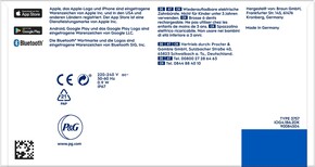 ORAL-B Zahnbürste+Etui Magnet-Technologie iO 4 +Reiseetui sw