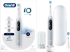 ORAL-B Oral-B Zahnbürste Magnet-Technologie iO Series 6 GreyOpal