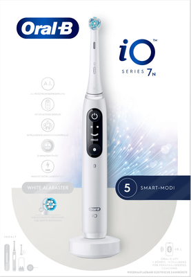 ORAL-B Oral-B Zahnbürste Magnet-Technologie iO Series 7N Alabast