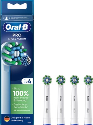 ORAL-B Aufsteckbürste Mundpflege-Zubehör EB Pro CrossAc 4er