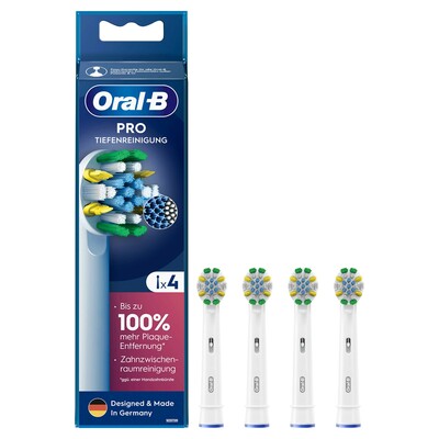 ORAL-B Aufsteckbürste Mundpflege-Zubehör EB Pro Tiefenr 4er