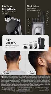BRAUN Haarschneider HairClipper HC7390