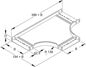 Niedax T-Stück RTS 35.300