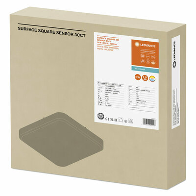 Ledvance LED-Wand-u.Deckenleuchte CCT, Sensor SFSQ330S.V24W3CCT 44