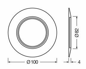 Ledvance Sanierungsring weiß SP RING D100 WT