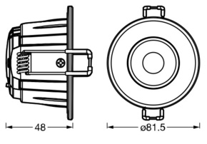 Ledvance LED-Strahler CCT, IP65 SPCBOFIXV5.5CPS60DWT