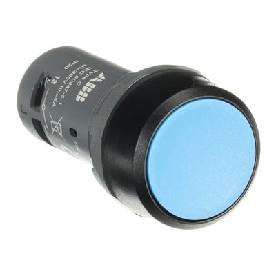 ABB Stotz S&J Drucktaster blau, 1 Schließer CP1-10L-10