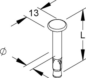 Niedax Nagelanker NA 6X5