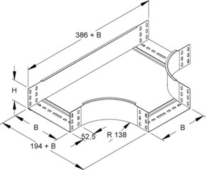 Niedax T-Stück RTS 85.300