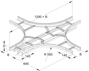 Niedax Kreuzung KLK 60.503 E3