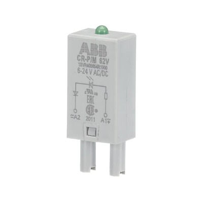 ABB Stotz S&J Steckmodul LED grün, 6-24VAC/DC CR-P/M 62V