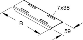 Niedax Stossstellenverstärkung B=300mm RSLV 300