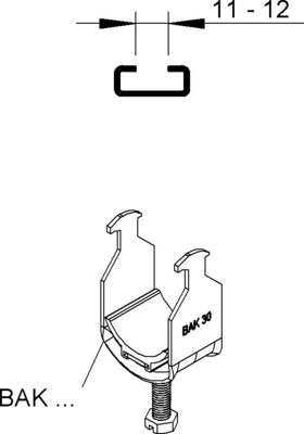 Niedax Bügelschelle 58-64mm BAK 64