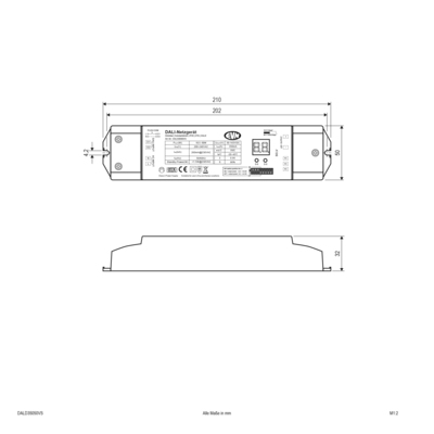 EVN Lichttechnik DALI-LED-Steuerung 350mA 50W DALD35050VS
