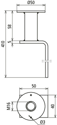DEHN Flachstahl-Erdungsbrücke geb. Anschlussplatte DBEB1-L/EBS15-03-19