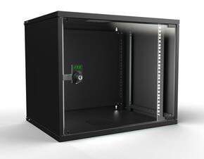 Enoc Wandschrank SNP 9HE schwarz 19"550x400x448mm W3 9-4-S-SNP Enoc Wandschrank SNP 9HE schwarz 19"550x400x448mm W3 9-4-S-SNP