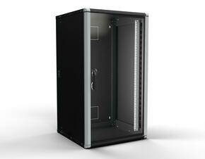 Enoc Wandschrank 21HE 3tlg. schwarz 19"600x600x1067mm Wr2 21-66-S