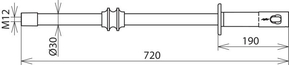 DEHN Isolierstange m. Gewinde M12 IS M12 STK 30 720