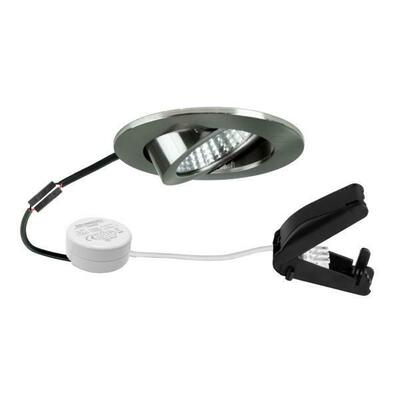 Brumberg Leuchten LED-Einbaustrahler 230V 3000K, nickel 40463153