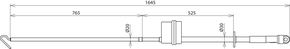 DEHN Spannungsprüfer PHE 15kV 16,7Hz PHE 15 16.7 BEL STK
