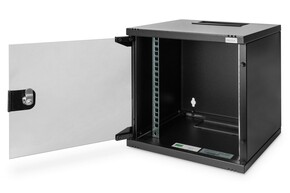 DIGITUS Wandschrank 6HE RAL9005 300mm tief DN-10-06U-B