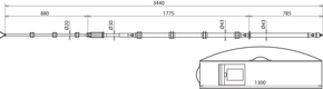 DEHN Spannungsprüferset PHE III110-132kV PHE3S 110 132 S