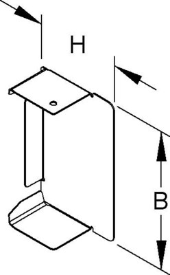 Niedax Endabschlußdeckel LED 60.100 W