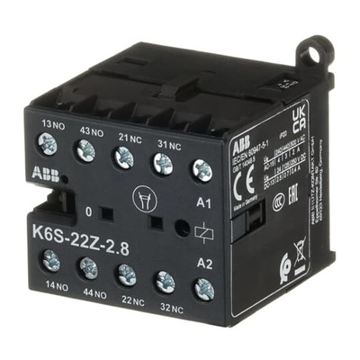 ABB Stotz S&J Kleinhilfsschütz hütz 17-32V DC, 2,8W K6S-22Z-2.8-72